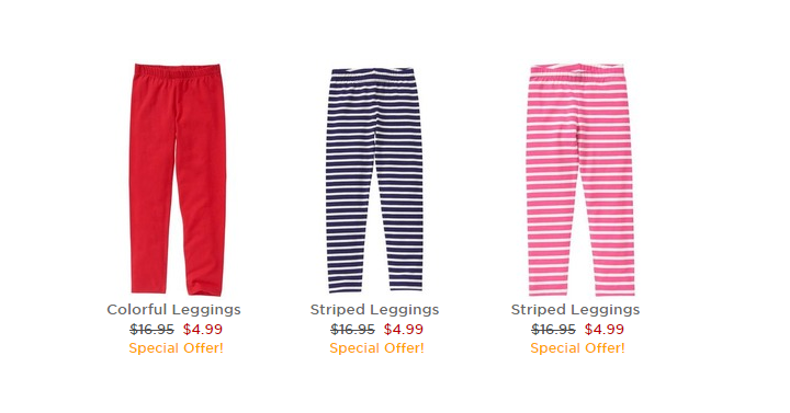 Gymboree: Take up to 80% off Sale Items + FREE Shipping! Super Cute Leggings Only $4.99 Shipped! (Reg. $16.95)