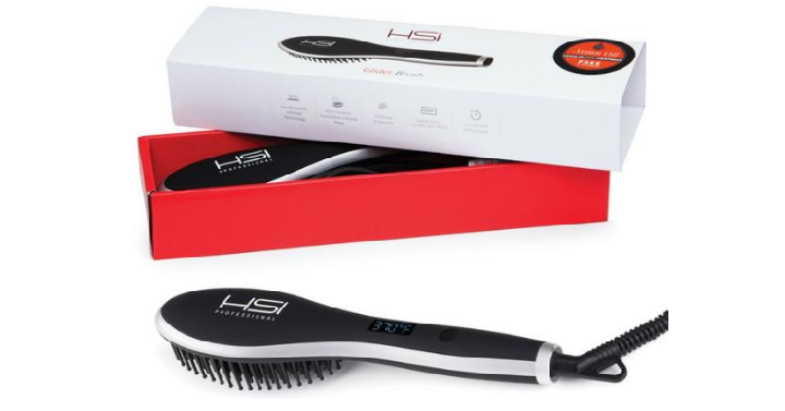 HSI Professional Ceramic Glider Heated Straightening Brush for only $40 Shipped! (Reg. $129.99)