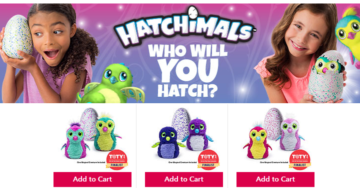 RUN! Hatchimals In Stock at Toys R Us for $79.99 Shipped!