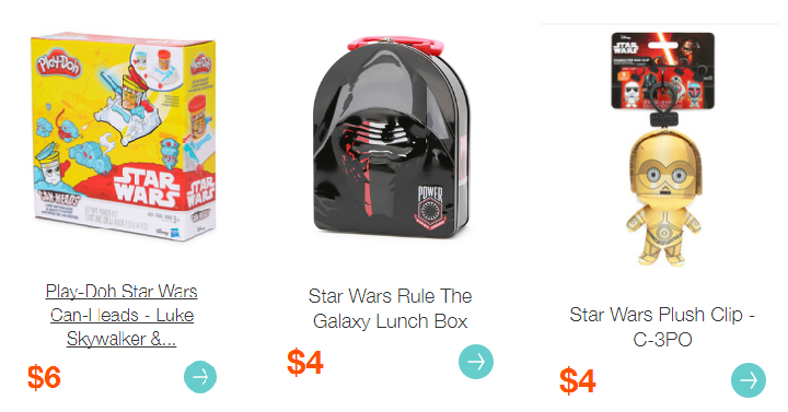 Hollar: Star Wars Gift Items on Sale! Includes: Backpacks, Plush Toys, Play Doh and more!