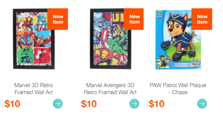 Hollar: Kids Marvels & PAW Patrol Wall Decor on Sale for as low as $5.00! Plus, FREE Shipping with $15 or more!