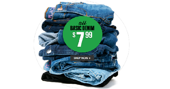 The Children’s Place: All Basic Denim Jeans Only $7.99 Shipped! (Reg. $19.50)