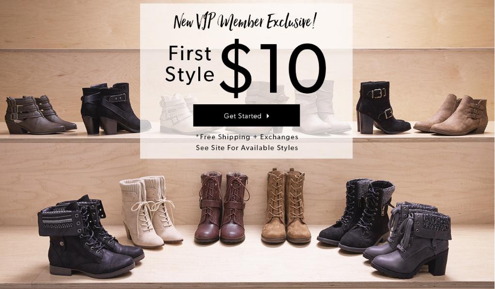 Get Your First Style for Only $10 With a New JustFab VIP Membership!