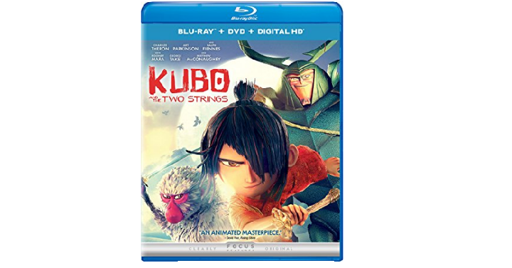 Kubo and the Two Strings (Blu-ray + DVD + Digital HD) for only $14.00! (Reg. $22.99)