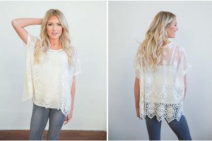 Beautiful Soft Lace Blouse – Only $14.99!