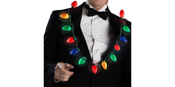 LED Light Up Christmas Bulb Necklace Just $5.99 SHIPPED!