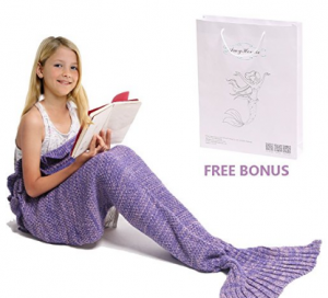 Highly Rated Mermaid Tail Blanket $21.49!