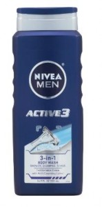NIVEA Men Active3 3-in-1 Body Wash 16.9 Fluid Ounce (Pack of 3) – Only $9.85!