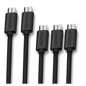 Omaker 5-Pack Premium Micro USB Charging Cable – Only $6.99!