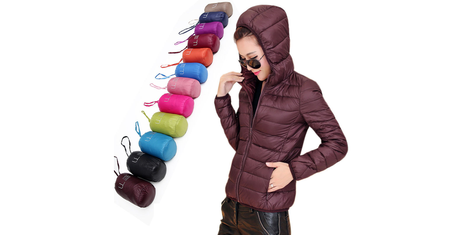 Women’s Packable Zip Front Puffer Jacket Just $21.66 Shipped!