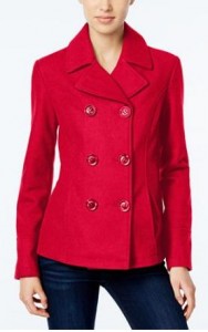 Celebrity Pink Double-Breasted Peacoat – Only $29.99 Shipped!