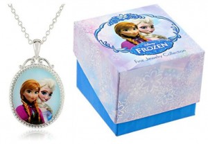 Disney Girls’ Frozen Silver-Plated Anna and Elsa Pendant Necklace – Only $5.42!