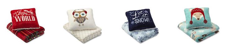 Select Plush Pillow & Throw 2-Piece Gift Sets – Only $8.49!