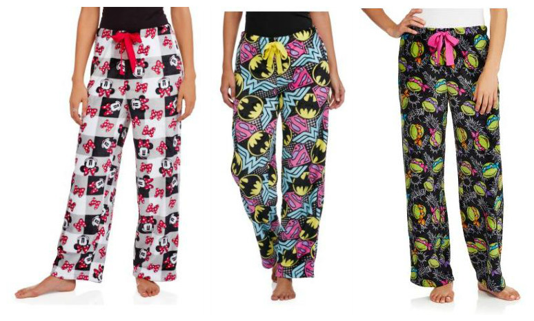 Women’s License Fleece Pajama Pants – Only $5 Each!