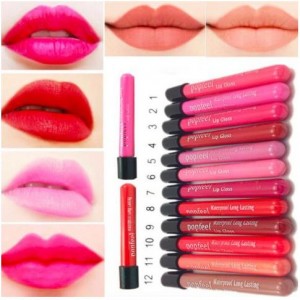 12-Piece Elegant Moisturizing Waterproof Lipgloss Set – Only $3.60!