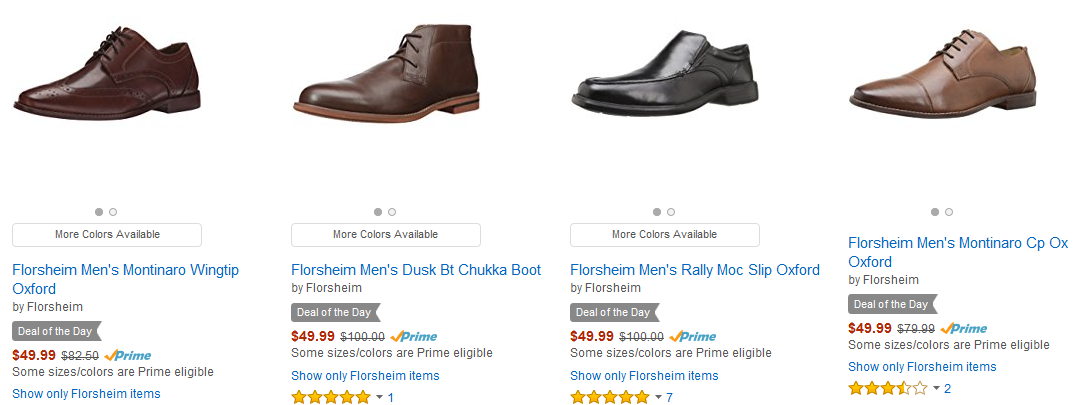 Up to 50% Off Florsheim Men’s Shoes! Just $49.99 – $59.99!