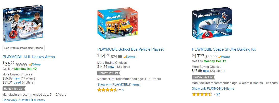 Up to 40% Off Playmobil! Prices start at just $8.99!