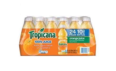 AMAZON PRIME: Tropicana Orange Juice, 10 oz 24-pack—$12.82 Shipped! Just 53¢ per Bottle!