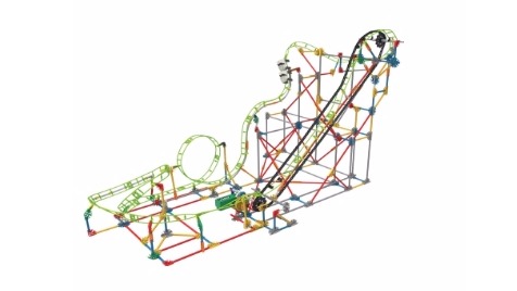 K’NEX Thrill Rides 891-pc Double Doom Roller Coaster Building Set—$29.99!