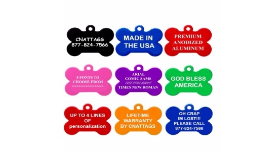 Engraved Dog & Cat Tags Only $2.75 + Free Shipping!