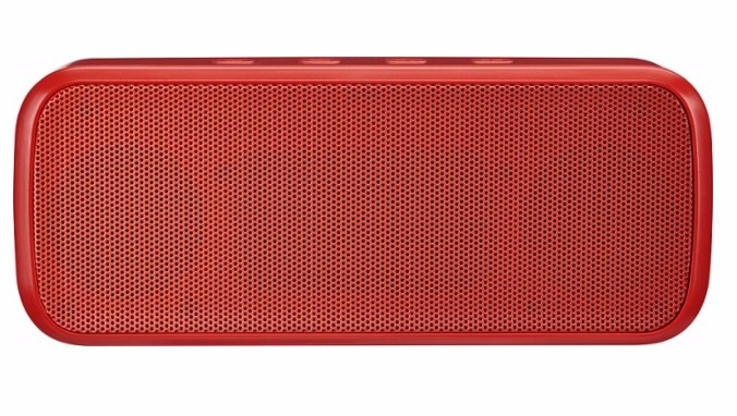 Red Insignia Portable Speaker Only $9.99!!
