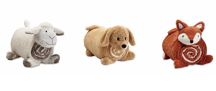 Kids’ Sherpa Cuddle Friend & Throw Set Only $8.99! (Reg $19.99)