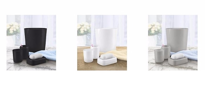 4-pc Bathroom Accessory Set Only $2.49!