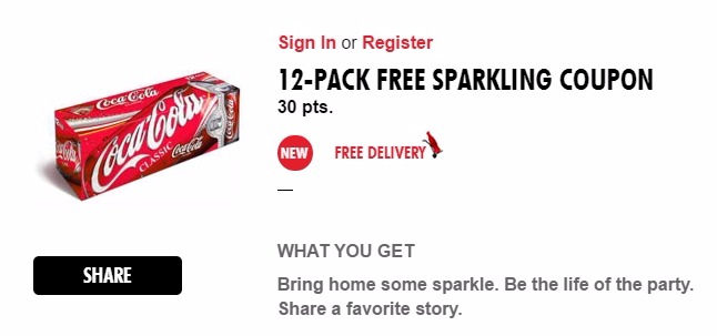 FREE Coca-Cola 12-Pack for Only 30 My Coke Rewards Points!