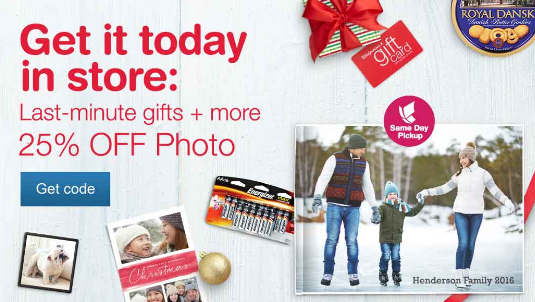 Need a last minute gift? Get it in time! Walgreens has in store pick up!