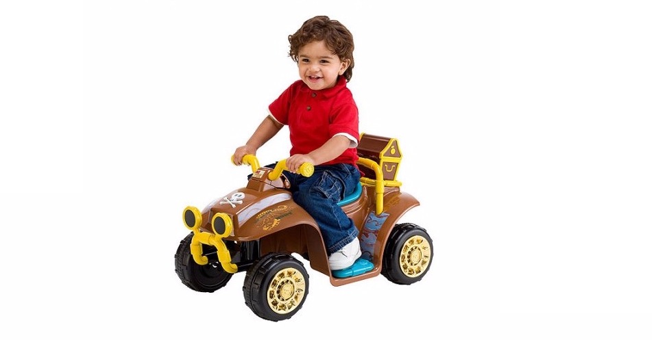 Kid Trax Jake and the Never Land Pirates Quad 6V Battery-Powered Ride-On—$29.00!!