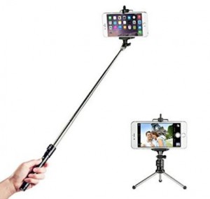 TaoTronics Bluetooth Shutter Selfie Stick with Tripod – Only $5.99!