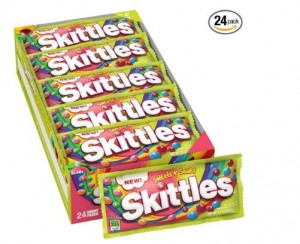 Skittles Sweets and Sours Candy, 2 Oz (Pack of 24)  – Only $14.10! Exclusively for Prime Members!