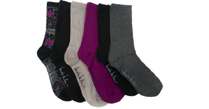 6 Pairs: Nicole Miller Women’s Lurex Crew Socks for only $5.99 Shipped! (Reg. $29.99)