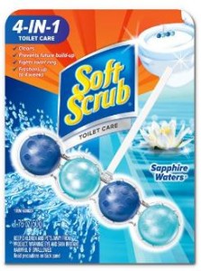 Soft Scrub 4-in-1 Toilet Care, Sapphire Waters, 50 Gram – Only $1.39!