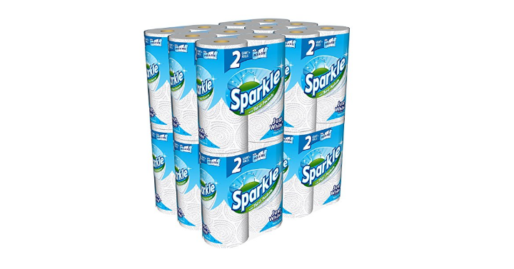 Sparkle Paper Towels, 24 Giant Plus Rolls, Pick-A-Size, White for only $23.99 Shipped!