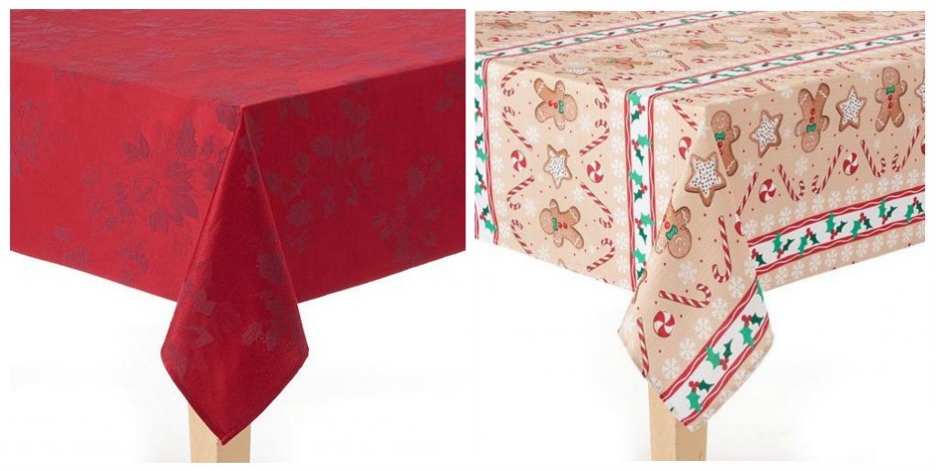 Kohl’s The Big One Tablecloth – Only $7.28 Shipped! Choose from Poinsettia or Gingerbread Tablecloths!