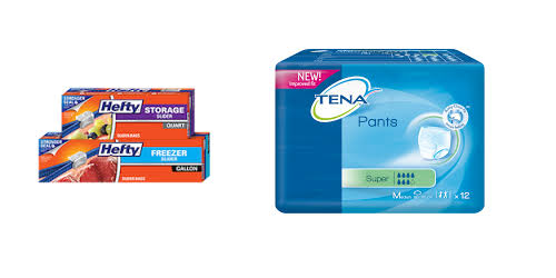 COUPONS: Hefty Slider Bags, Tena, and Boost
