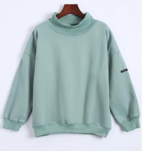 Patch Turtle Neck Sweatshirt – Only $6.99!