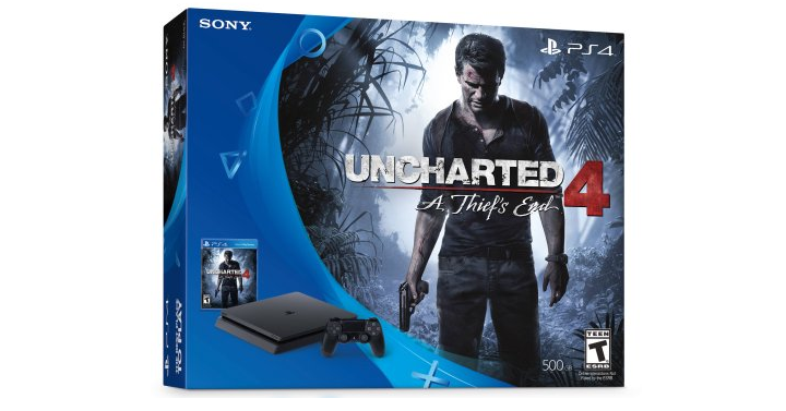 PlayStation 4 Slim 500GB Uncharted 4 Bundle for only $269 Shipped! (Reg. $299.96)