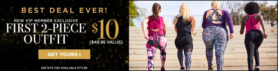 RUN!!! First Fabletics Outfit Just $10!! Best Promo EVER!