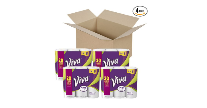 VIVA Choose-A-Sheet Paper Towels Big Roll (24 Rolls) for only $22.72 Shipped!