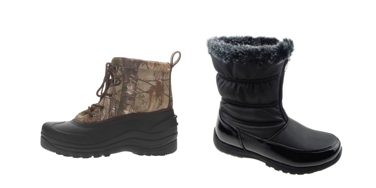 Nice Deals on Winter Boots for Men and Women at WalMart!