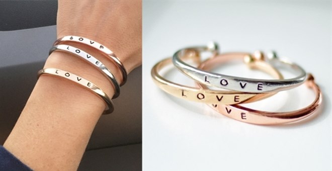“LOVE” Bracelets – Set of 3 – $4.99!