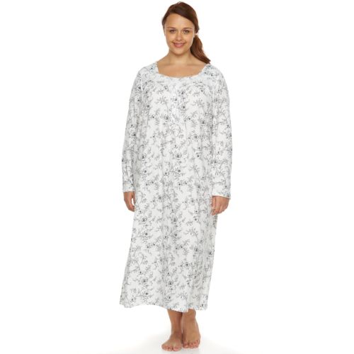 Kohl’s 30% off! Spend Kohl’s Cash! Free Shipping! Stack Codes! Plus Size Croft & Barrow Pintuck Lace Nightgown – Just $7.14!