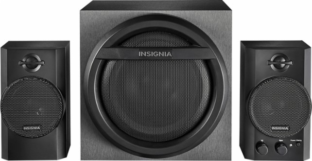 Insignia 2.1 Bluetooth Speaker System (3-Piece) – Just $34.99!