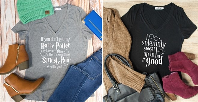 Harry Potter fans? Wizard Inspired Graphic T-Shirts – 8 Styles in 3 Colors – Just $12.99!