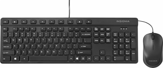 Insignia USB Keyboard and USB Optical Mouse – Just $8.99!