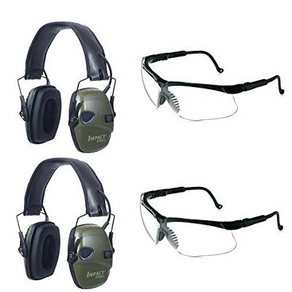 30% Off Two Howard Leight Classic Green Impact Sport Earmuffs with Two Safety Glasses – Just $78.99!