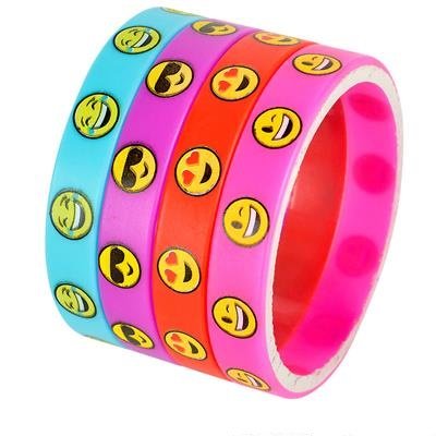Emoji Emoticon Silicone Wristbands – 36 value pack – Just $7.94!