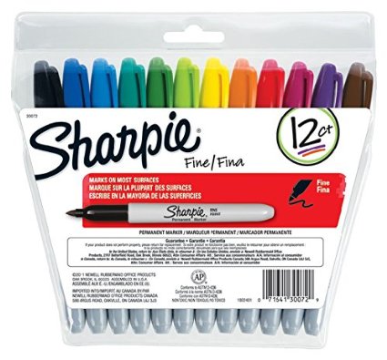 Sharpie Permanent Markers, Fine Point – 12-Count – Just $3.82!